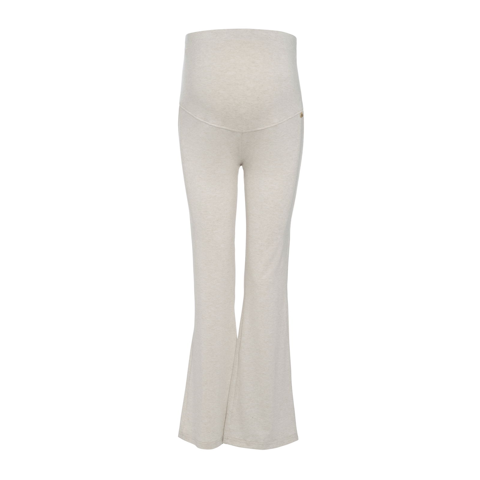 Flared maternity pants Glow ecru - S