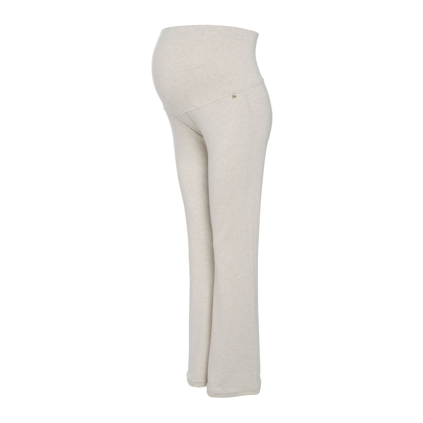 Flared maternity pants Glow ecru - S