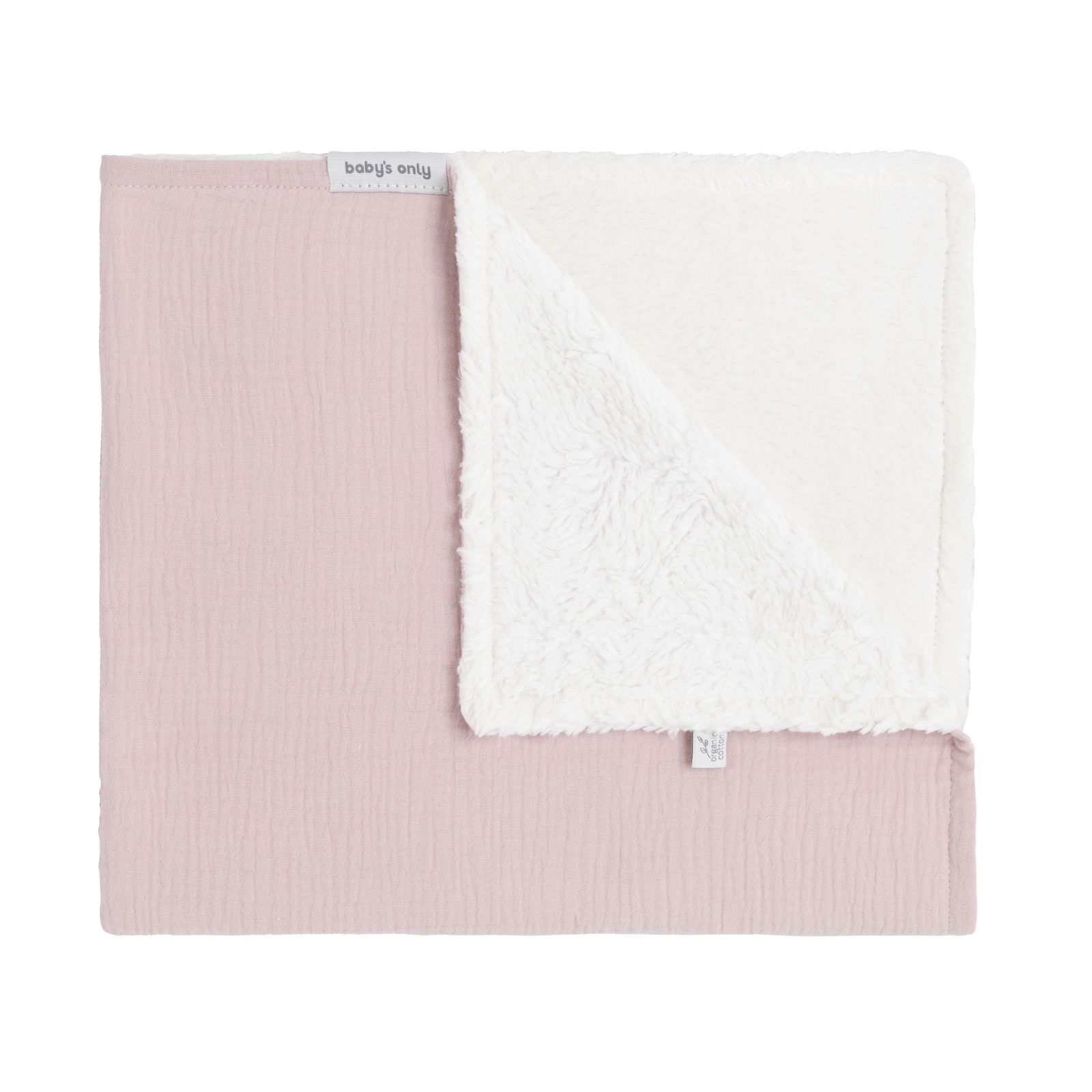 Baby crib blanket teddy Fresh ECO old pink