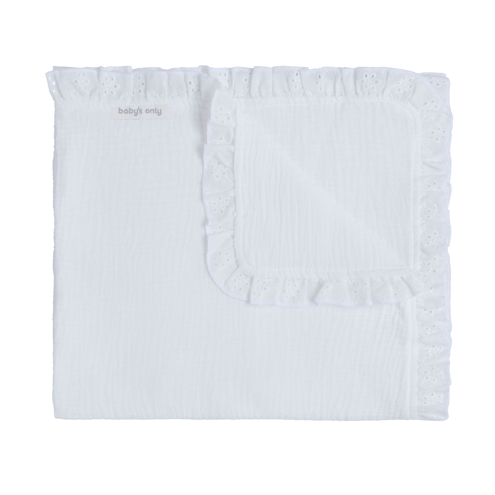 Baby Crib blanket Calm white