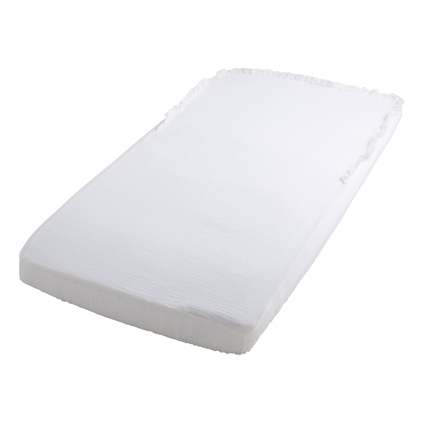 Fitted sheet Calm white - 60x120