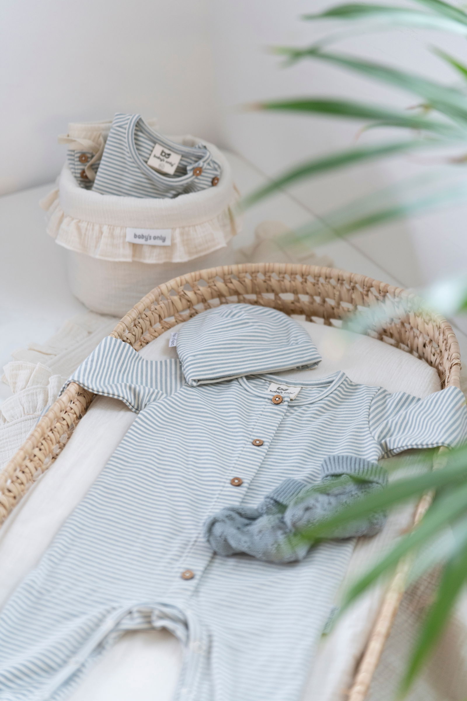 Sleepsuit Stripe nordic blue - 68