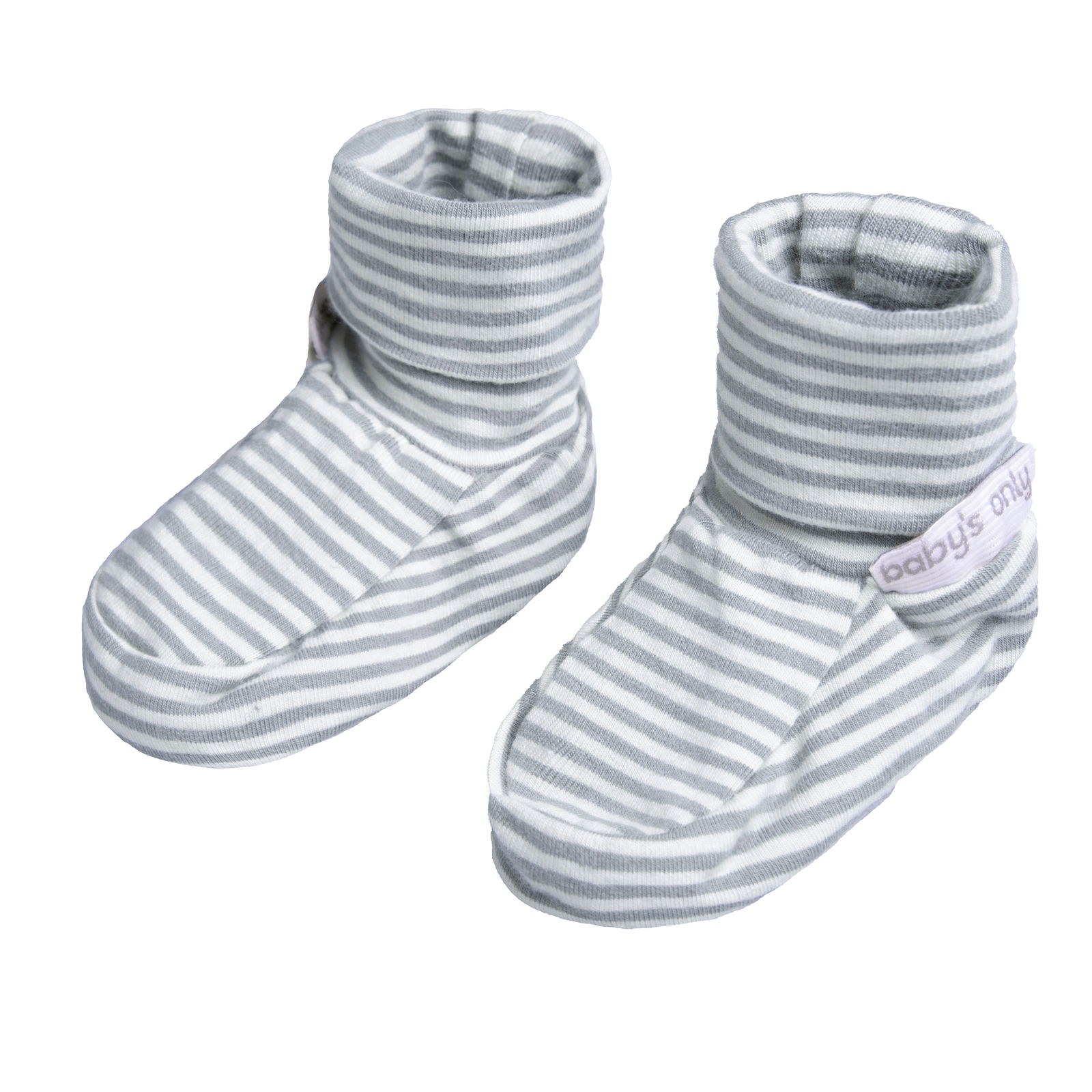 Booties Stripe nordic blue - 3-6 months